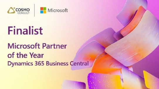 COSMO CONSULT Finalist beim Microsoft Global Partner of the Year-Award