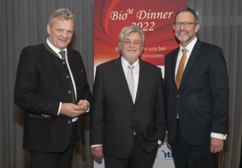 BioM Dinner – Prof. Domdey übergibt Geschäftsführung an Prof. Huss
