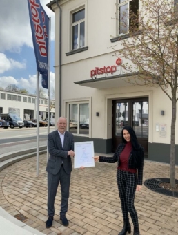 Pitstop erhält Zertifikat für überwachte Inspektionsqualität von TÜV Rheinland