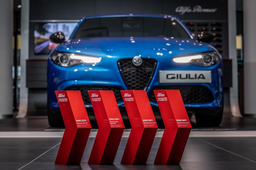 Alfa Romeo Giulia Quadrifoglio zum "Sportscar des Jahres" gewählt