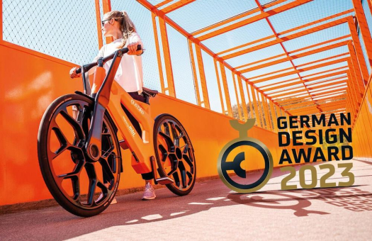 Ausgezeichnet! igus:bike designed by mtrl erhält German Design Award 2023