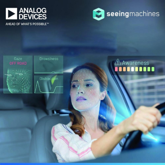 Analog Devices und Seeing Machines kooperieren für mehr Sicherheit beim Autofahren mithilfe ausgefeilter Fahrassistenzsysteme