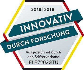 Auszeichnung mit Gütesiegel: Die flexis AG ist „Innovativ durch Forschung“