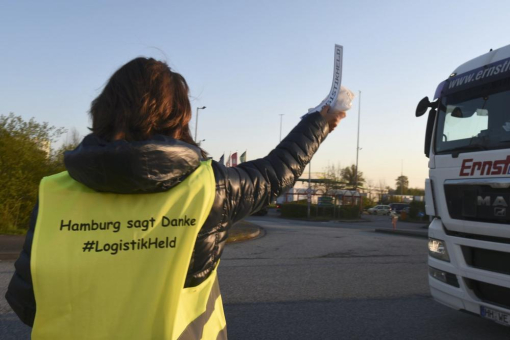 „Hamburg sagt Danke“: Ein Hoch auf die Logistikheld:innen