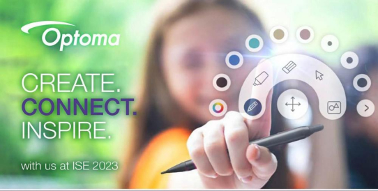 Optoma präsentiert seine innovativen Display-Lösungen auf der ISE 2023