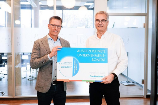 Bonitätszertifikat „CrefoZert“ für Asseco Solutions erneut verlängert