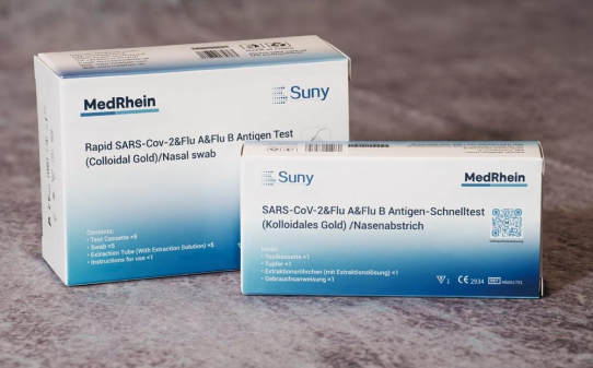 Neuer Multi-Test bei MedRhein: 3-in-1-Schnelltest Influenza A+B & Corona