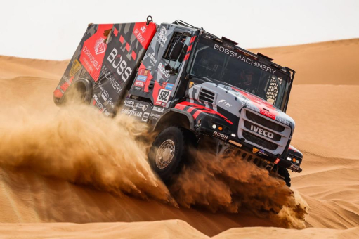 IVECO gewinnt mit den Teams Boss Machinery De Rooy IVECO & Eurol De Rooy IVECO die Rallye Dakar 2023