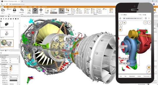 KISTERS 3DViewStation WebViewer: Sichere 3D-Visualisierung - jederzeit und überall