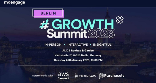 Freeletics, Douglas, KptnCook, Magenta Telekom und weitere führende Marken sprechen auf MoEngage's #GROWTH Summit in Berlin