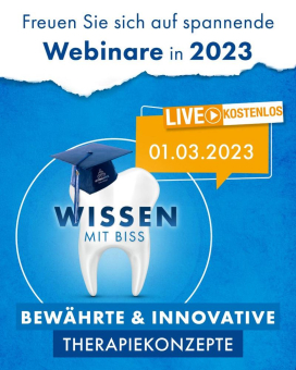 Hohe Akzeptanz in der Praxis bei der Webinar-Reihe „Bewährte und innovative Therapiekonzepte“ von Kettenbach Dental