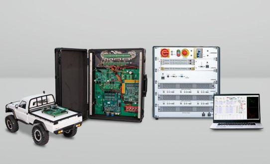 comemso stellt flexible und umfassende Testlösungen für die Entwicklung moderner  Batterie-Managementsysteme von Hybrid- und Elektrofahrzeugen vor