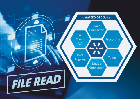 dataFEED OPC Suite Extended von Softing Industrial unterstützt ab sofort die Integration von Produktionsdaten aus XML-Dateien