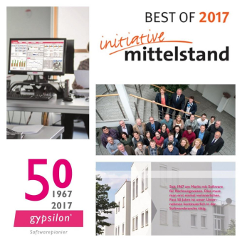 gypsilon Software GmbH - BEST OF 2017, initiative mittelstand