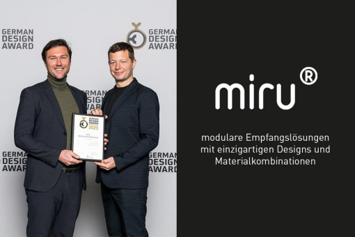 Rosskopf + Partner bringt modulare Designtresen miru® auf den Markt