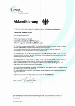 ISO 17025 konforme Prüfungen vor Ort beim Kunden