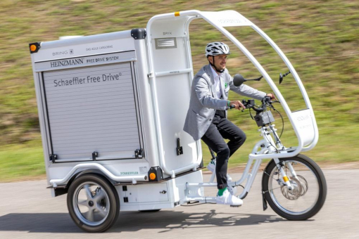 Flottenstart für den kettenlosen Antrieb für E-Cargo-Bikes von Schaeffler