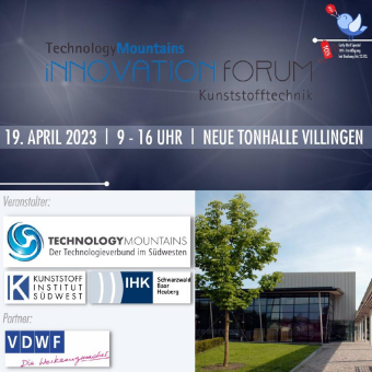 InnovationForum Kunststofftechnik am 19. April 2023 in Villingen-Schwenningen
