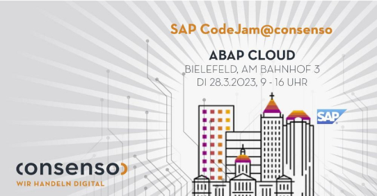 SAP CodeJam@consenso - ABAP Cloud (Schulung | Bielefeld)