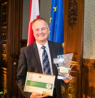 eChiller mit Wasser als Kältemittel gewinnt den European Business Award for the Environment