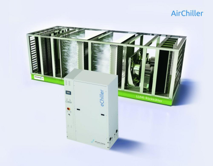 AirChiller – kompakte Kältetechnik mit dem Sicherheitskältemittel Wasser (R718) und glykolfreier Kühlung
