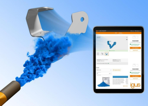 Mehr Verschleißfestigkeit auf Knopfdruck: Neues igus Online-Tool für die Polymerbeschichtung