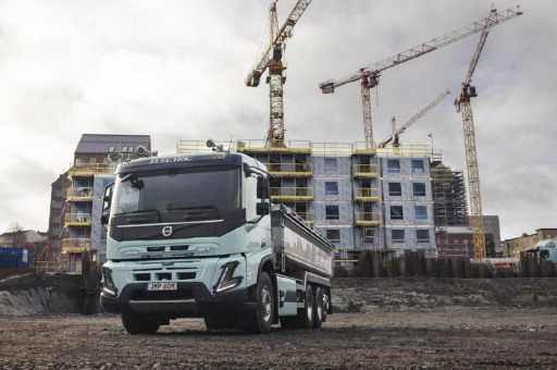 Volvo Trucks bietet Elektro-Lkw für das Bausegment an