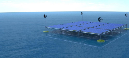 Weltneuheit: Schlüsselfertige Ocean Hybrid Plattform