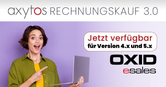 axytos Rechnungskauf 3.0 jetzt auch für Version 4.x und 5.x im OXID Marketplace verfügbar