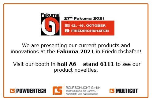 ROLF SCHLICHT GmbH auf der FAKUMA 2021 in Friedrichshafen