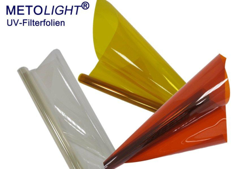 Die METOLIGHT Gelblichtfolie von Asmetec – Zum einfachen Aufbringen auf Fenstern und Plexiglas