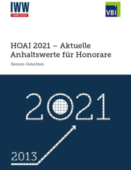 HOAI-Pro 2021 mit aktualisierten Honorartafelwerten