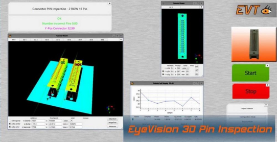 3D Pin-Inspektion leicht gemacht mit der EyeVision 3D Software