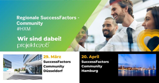 projekt0708 bei exklusiven Netzwerktreffen der regionalen SAP SuccessFactors Community in Düsseldorf und Hamburg