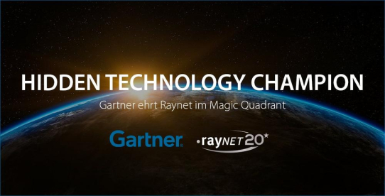 Raynet, der „Hidden Technology Champion“ im Gartner Magic Quadrant