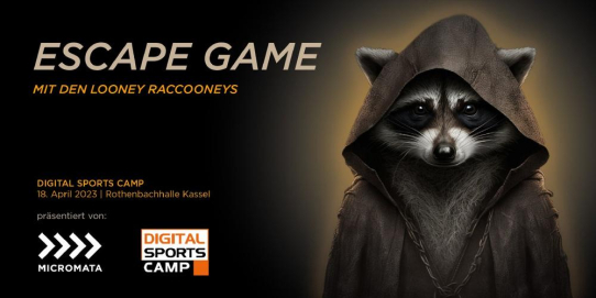 Digital Escape Game: Looney Raccooneys beim Digital Sports Camp 2023