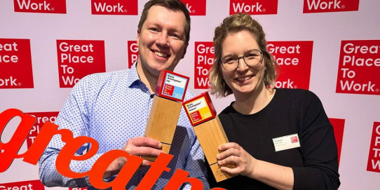 Great Place to Work: 3. Platz in ITK-Branche