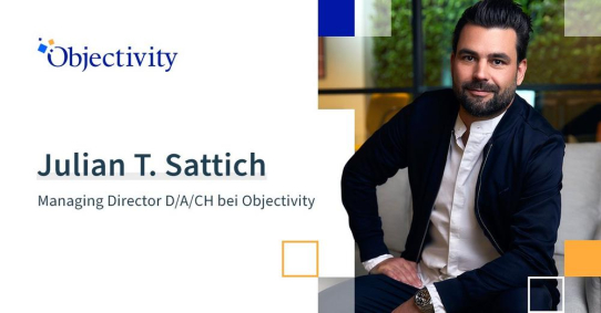 Ein Best-Fit - Julian T. Sattich als Managing Director für Objectivity D-A-CH