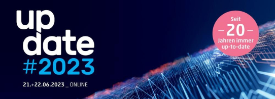20-jähriges Jubiläum der Digitalkonferenz update #2023 des Systemintegrator und -architekt SDZeCOM