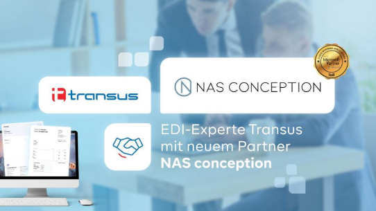 EDI-Experte Transus mit neuem Partner NAS conception