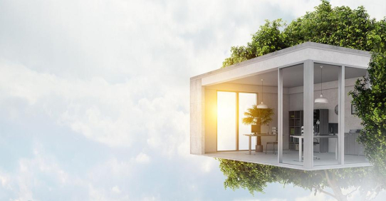 Nachhaltiges Sanieren mit innovativen Materialien und effizienten Bauweisen für verbesserte, integrative Gebäudefunktionen