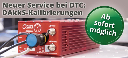 Neuer Service bei DTC: DAkkS-Kalibrierungen in Deutschland
