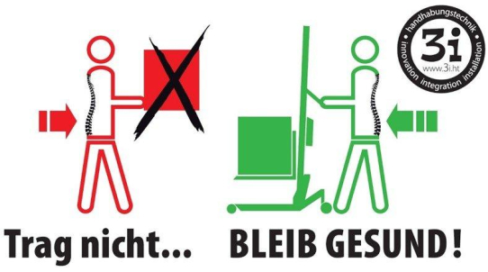 Trag nicht, bleib gesund - das 3i-Motto auf der LogiMAT