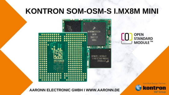 Kontron präsentiert sein neues System-on-Module OSM-S i.MX8M Mini