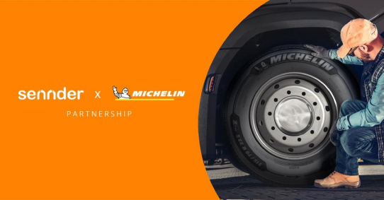 Michelin startet Partnerschaft mit digitalem Spediteur sennder