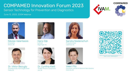 COMPAMED Innovationsforum 2023: Hightech-Sensorik für innovative Prävention und personalisierte Therapie