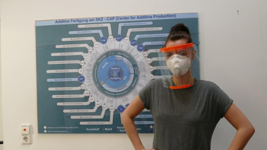 3D-Druck im Kampf gegen Covid-19 Das SKZ stellt Schutzausrüstung gegen die Virusausbreitung her