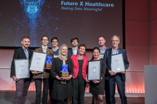 FXH Awards 2017 - Lara Schneider von der Universität des Saarlandes setzt sich in der Kategorie Scientific Excellence durch FibriCheck aus Belgien gewinnt in der Kategorie Start-up