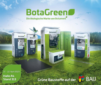 BAU 2023 – Botament stellt seine ökologische Marke BotaGreen® vor