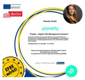 Pro FIT IBB Fördermittel für ClimaTech-Startup Planetly